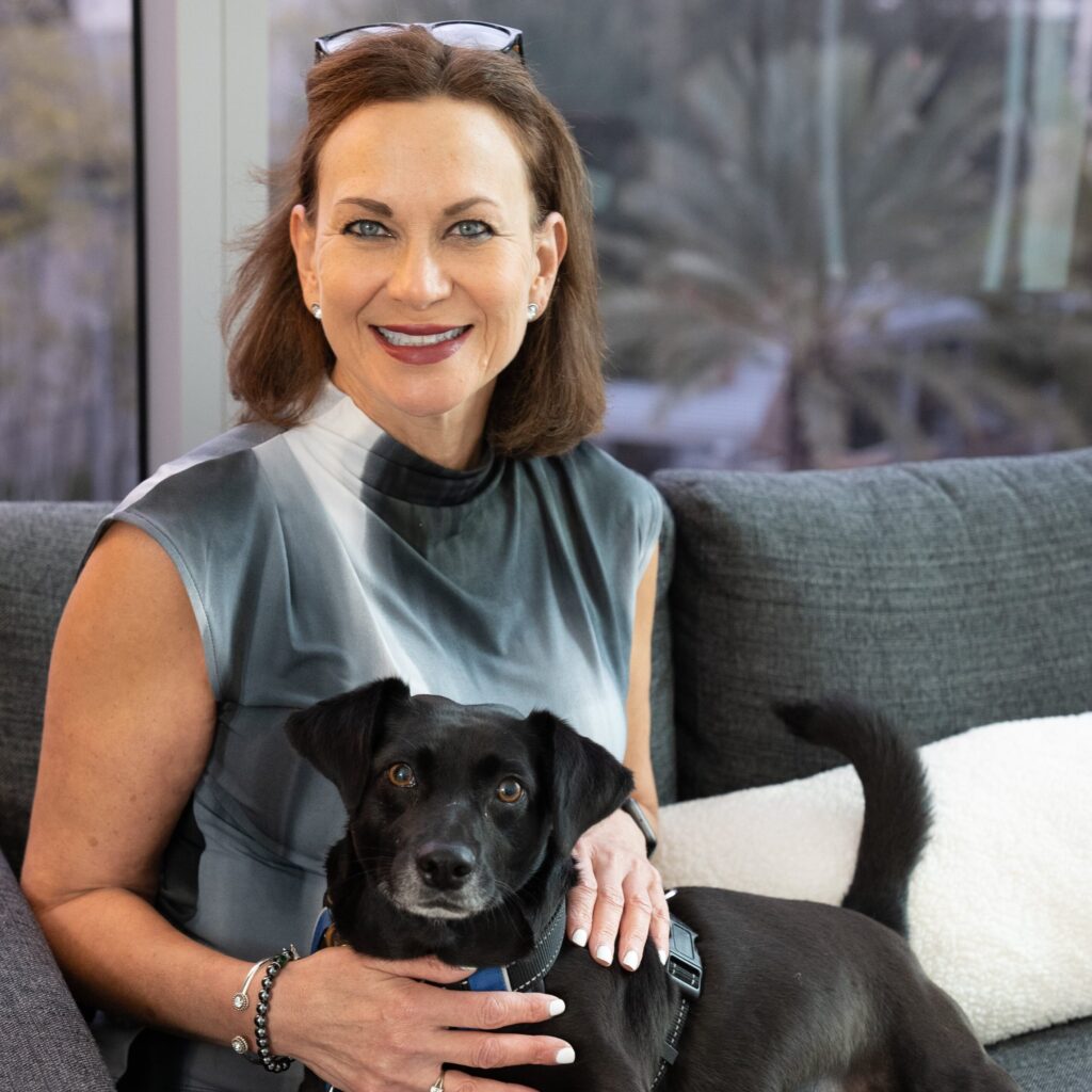 Linda Brand and Dog-3-min
